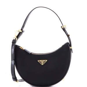 Prada Arque Half Moon Hobo Tessuto #222888P23B